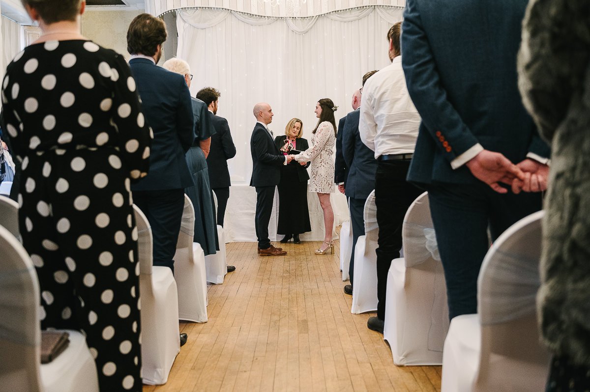 The wedding ceremony