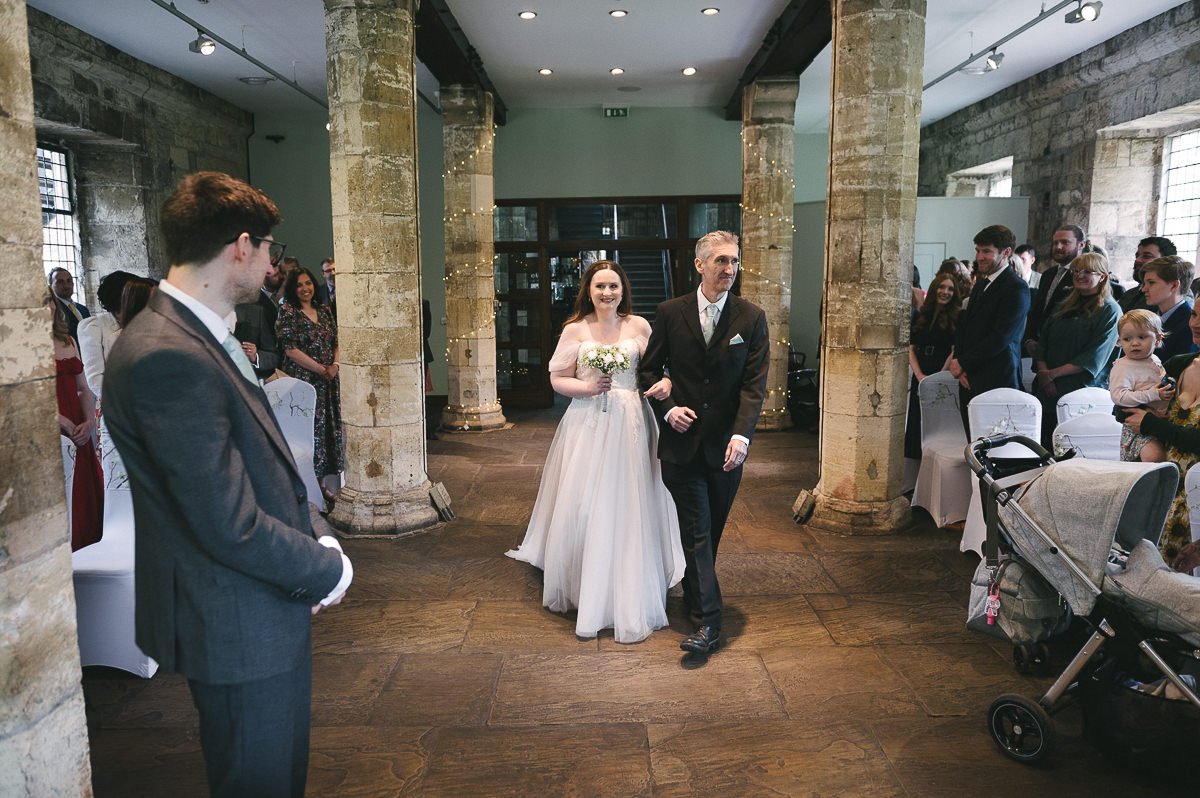 Laura & Stephen wedding at the hospitium in York a preview