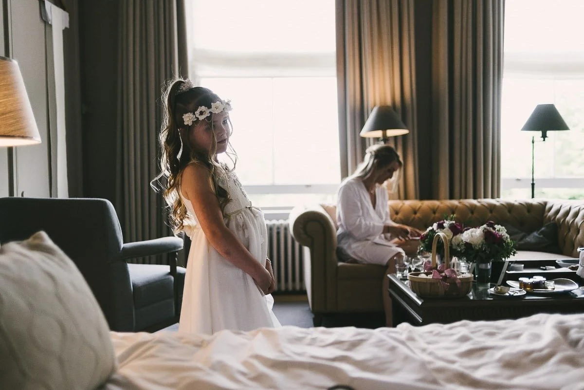 York Wedding Photographer Bridesmaids getting ready