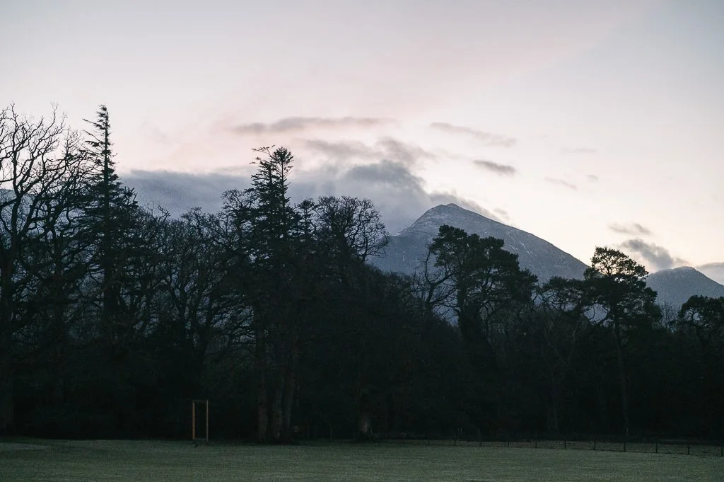 Bassenthwaite Lake in the lake district early in the morning
