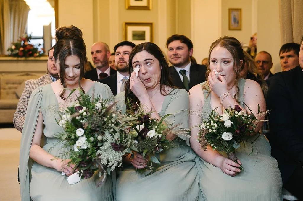 Wedding ceremony at Armathwaite Hall Lake District Cumbria by Mark Hillyer Yorkshire wedding photography