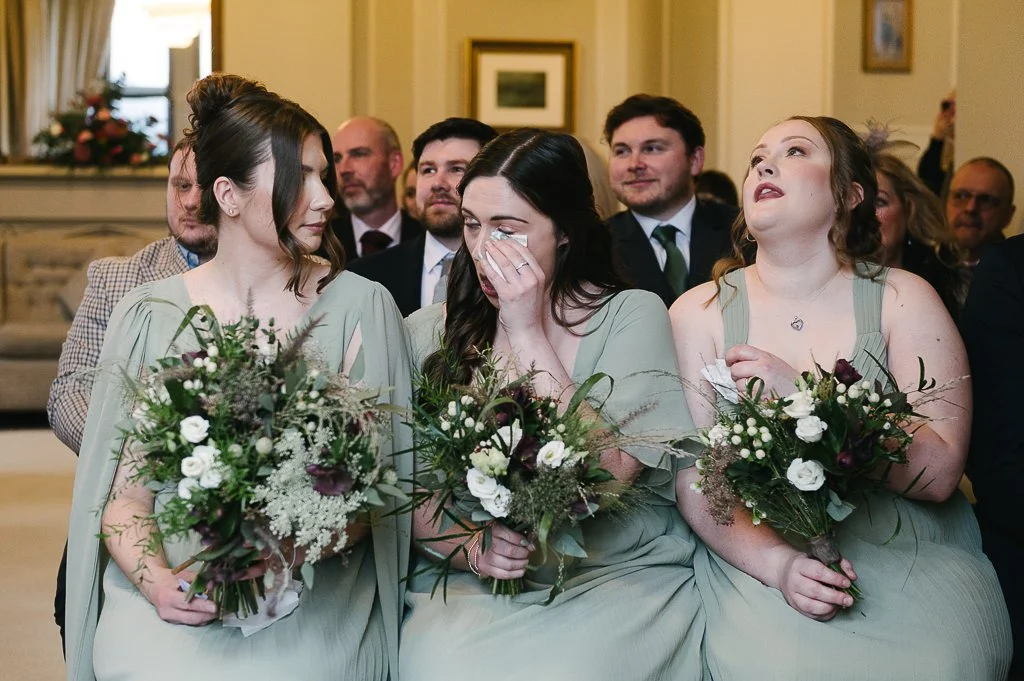 Wedding ceremony at Armathwaite Hall Lake District Cumbria by Mark Hillyer Yorkshire wedding photography
