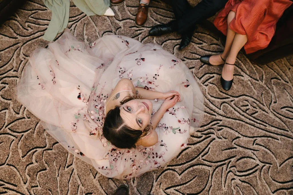 the bride from above