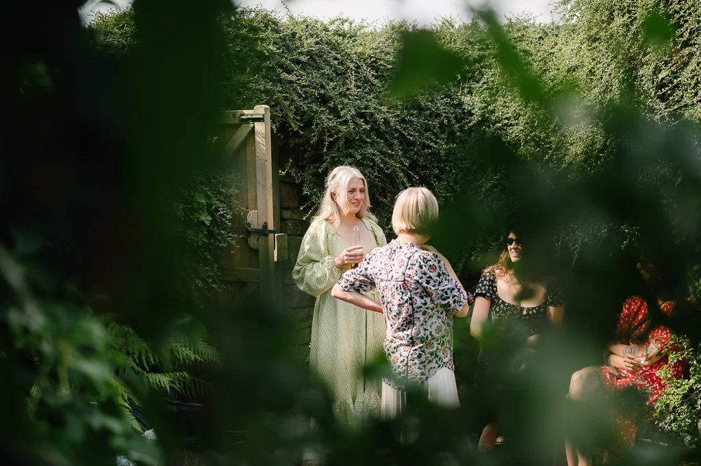 bride talking