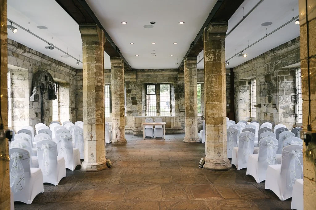 inside the hospitium York wedding venue