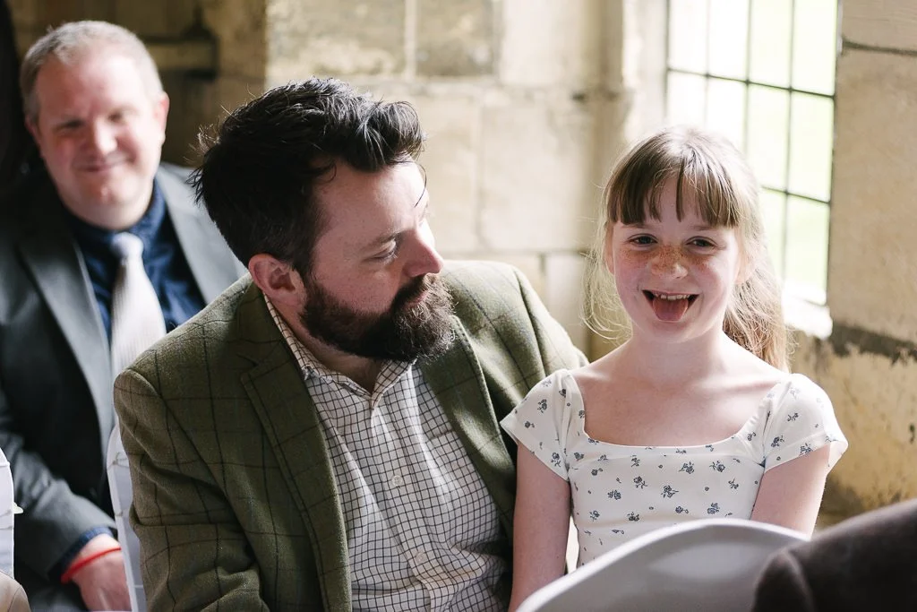 Yorkshire Wedding Photographer Sticking tongue out