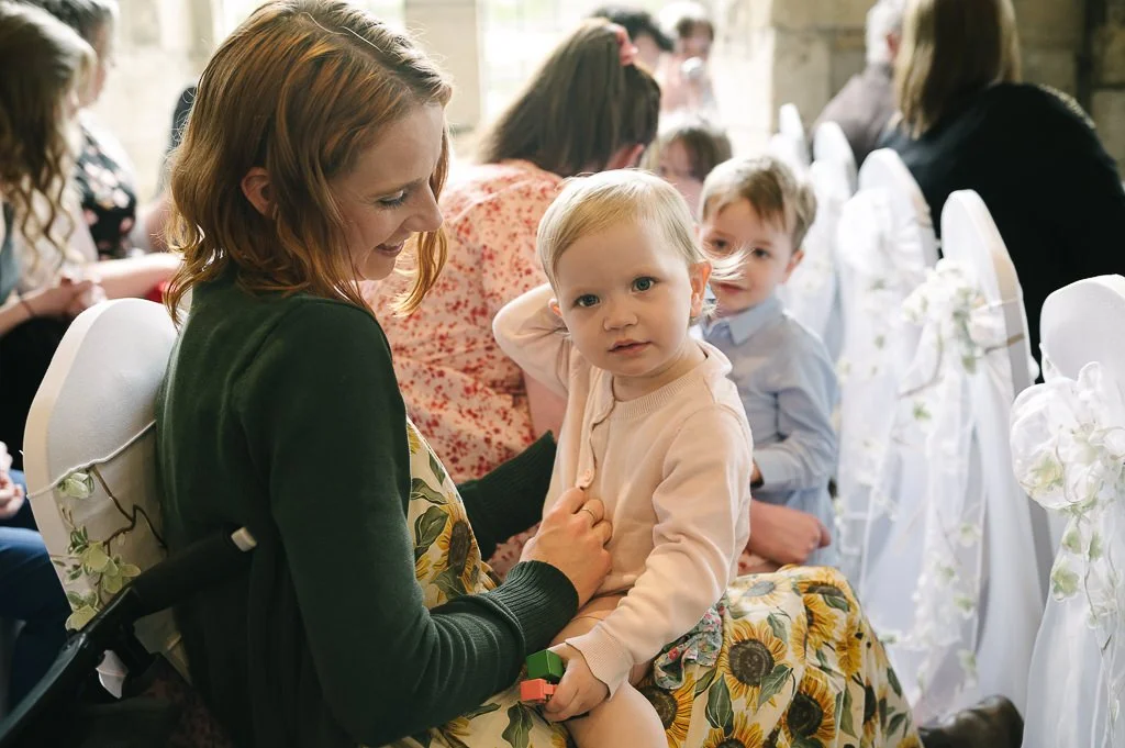 Baby at wedding