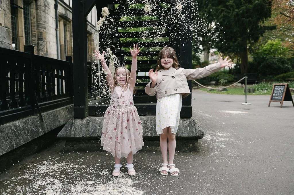 Kids at wedding