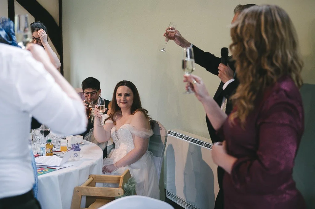 Speeches at Hospitium wedding venue