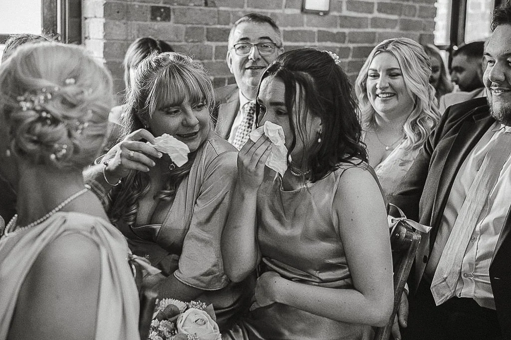 emotional bridesmaids