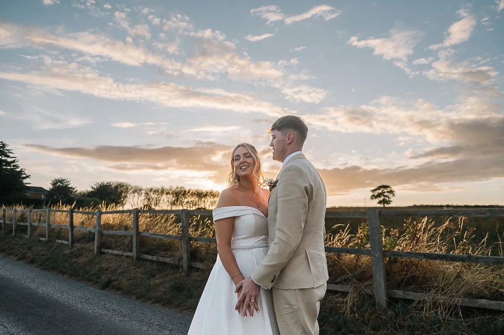 Bella &amp; Tom at Swancar Farm, Nottingham.