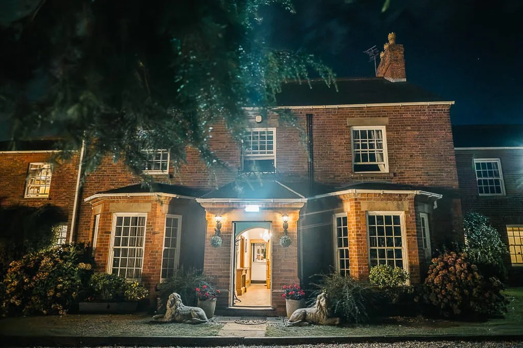 Swancar Farm at night
