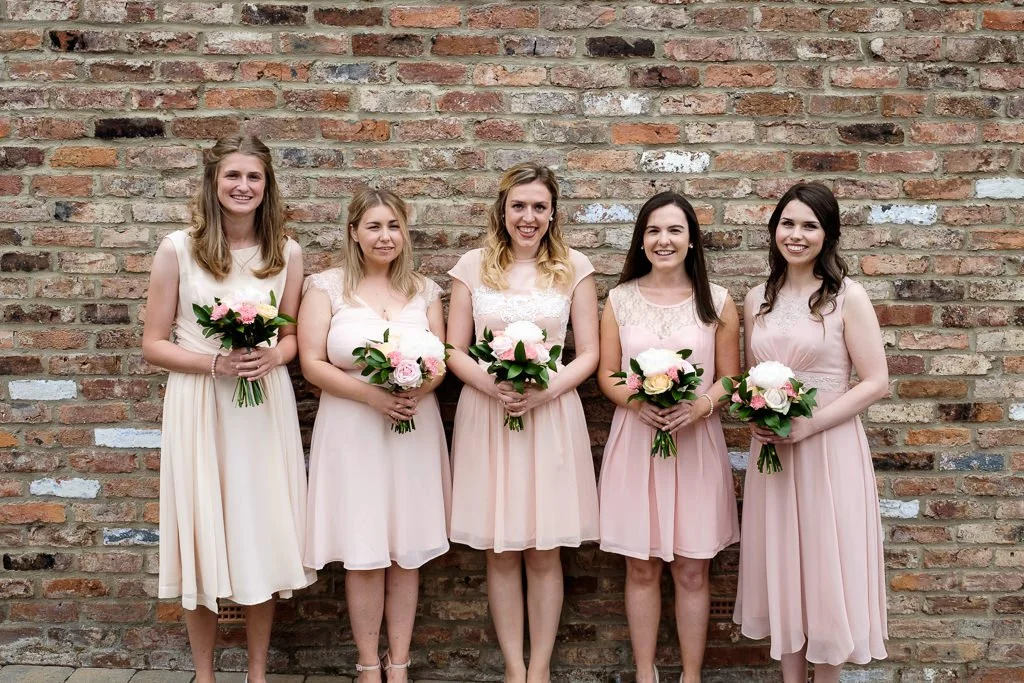 Group photo of the bridesmaids