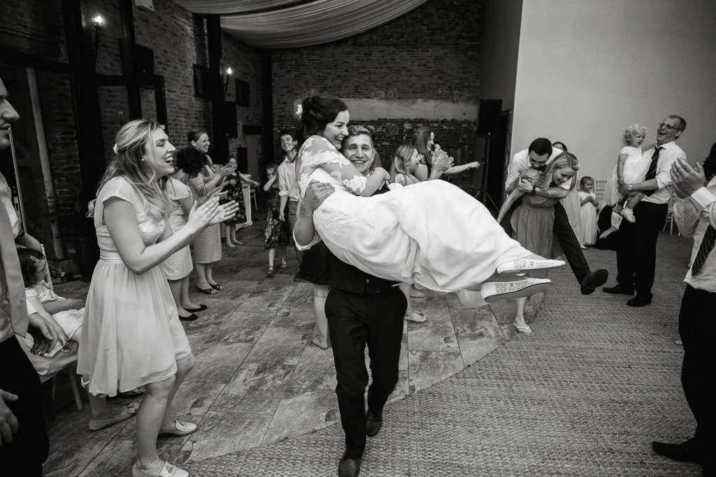 Carrying the bride