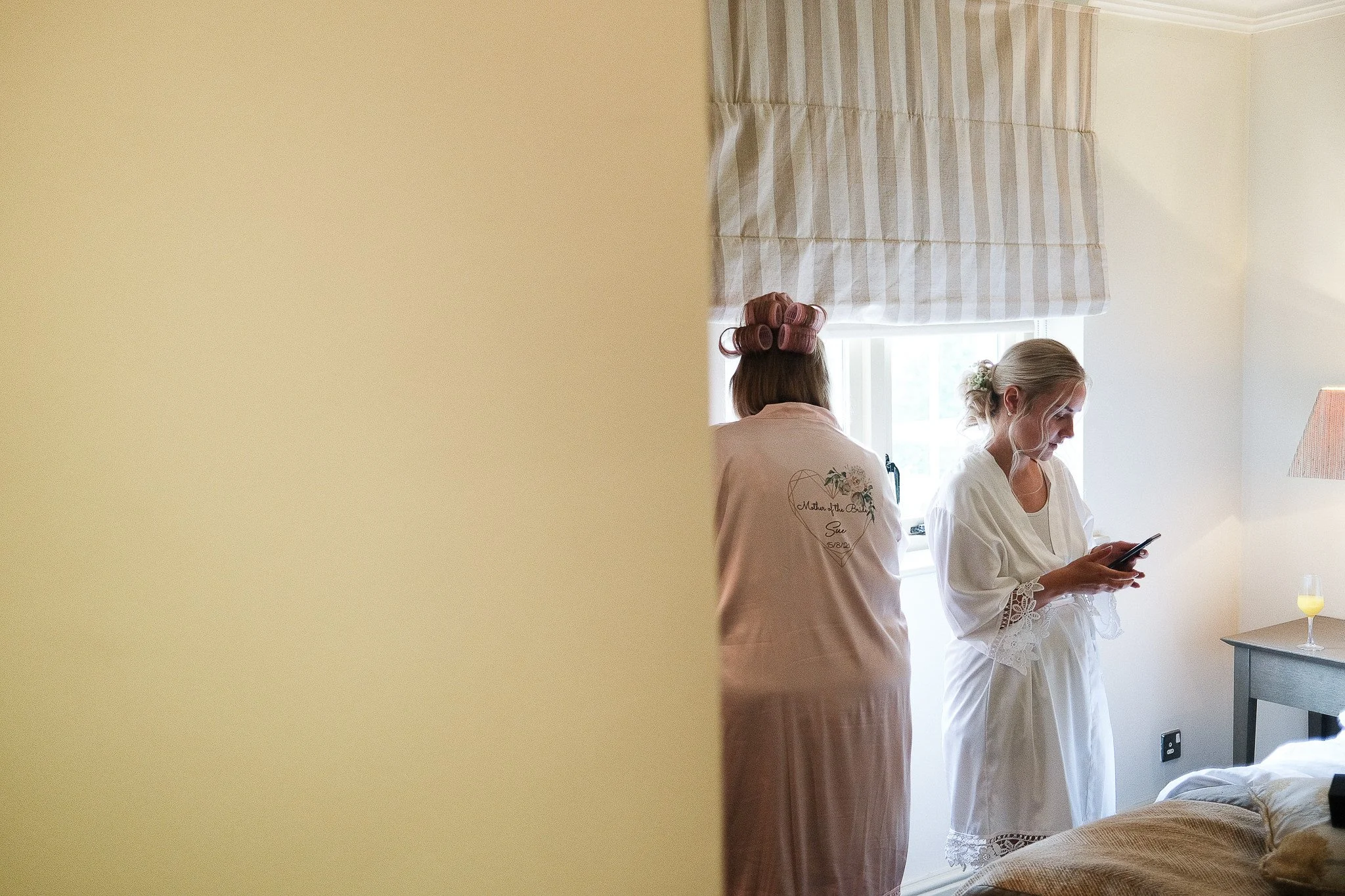 Full day wedding coverage of the bride getting ready