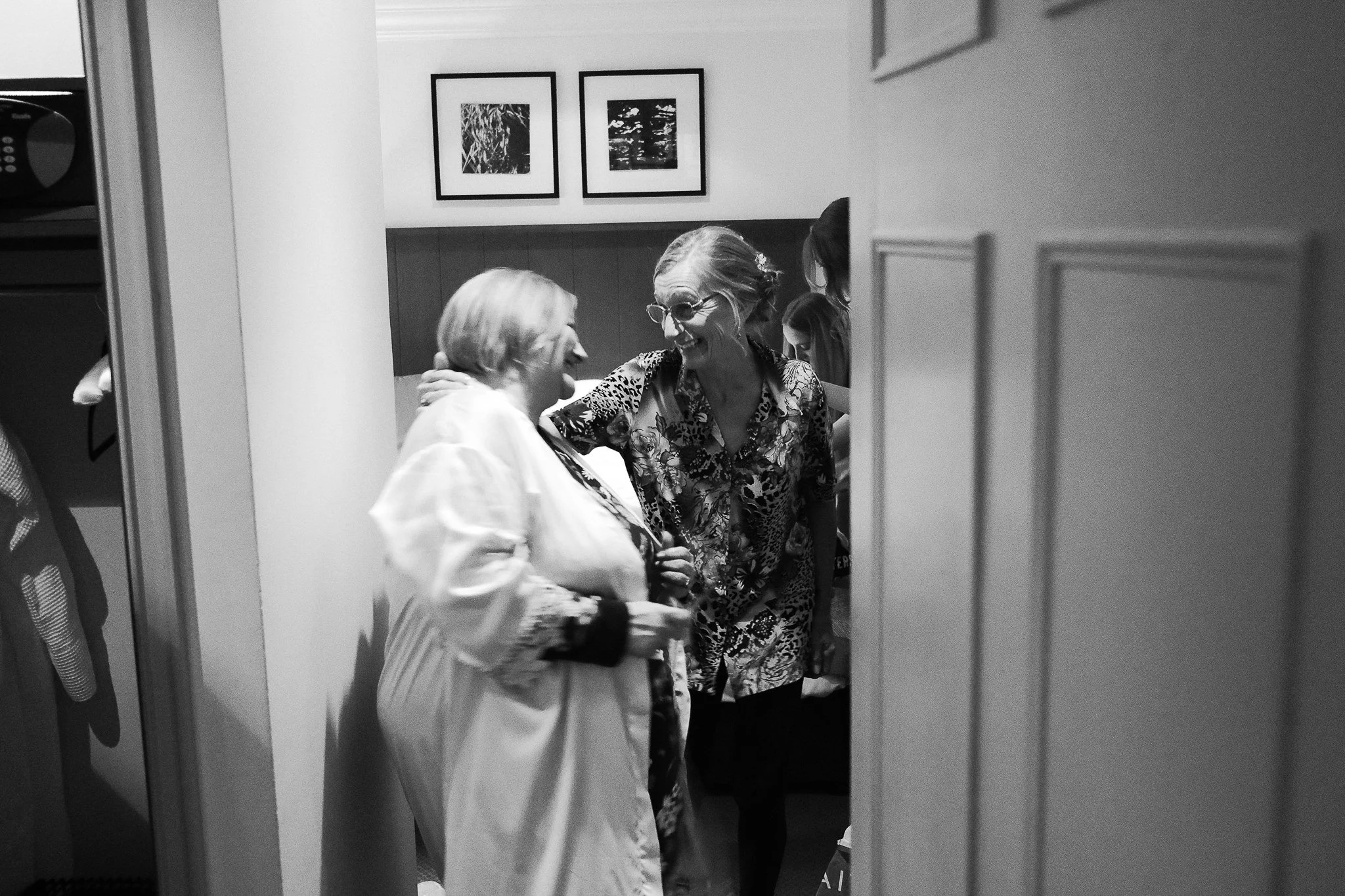 Bride and mother in law to be