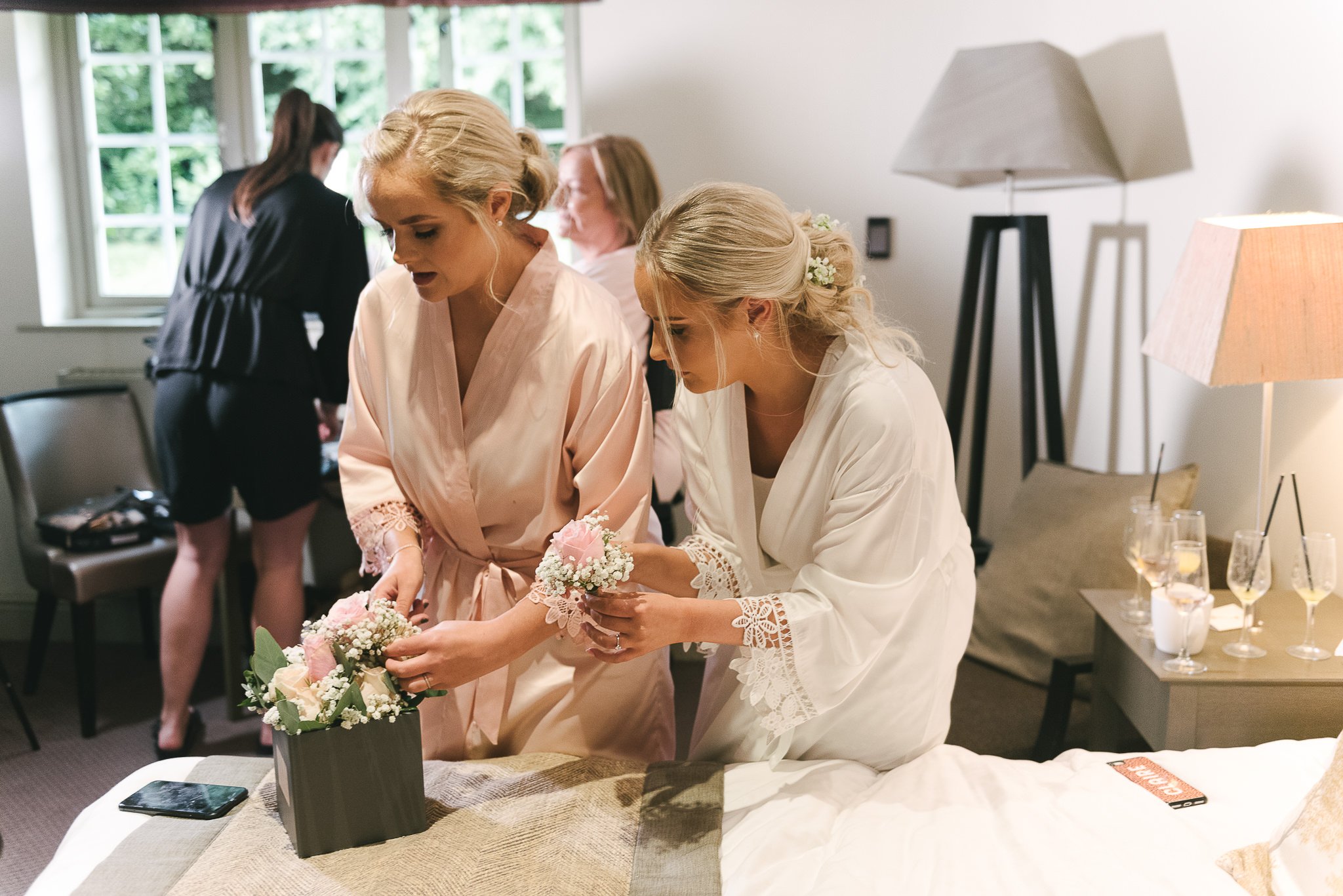 Bride and her sister