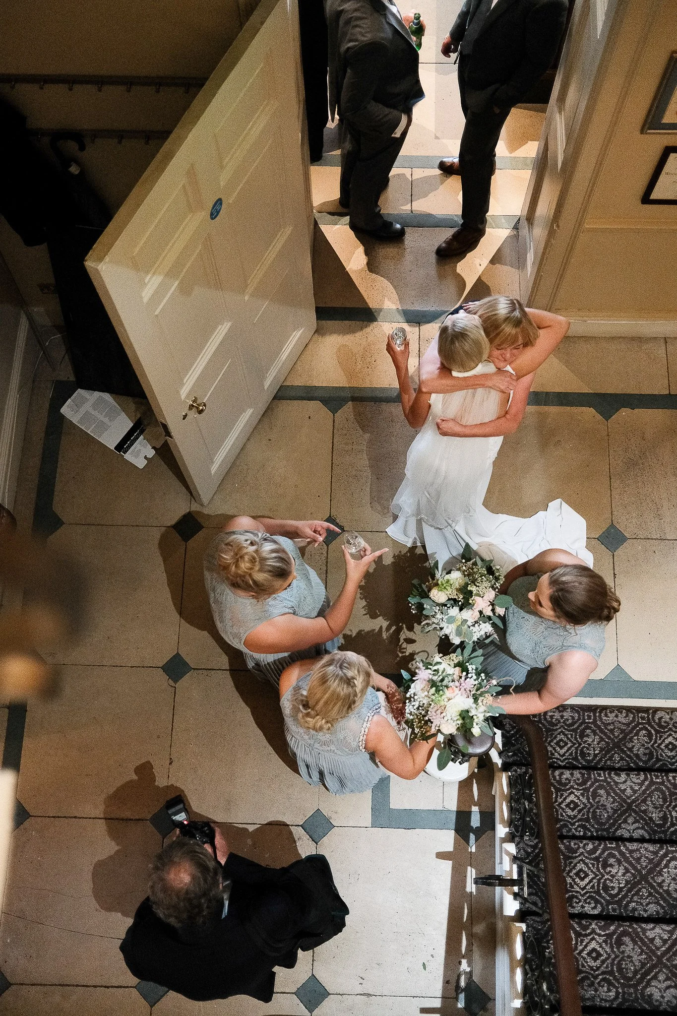 View from the top of the stairs