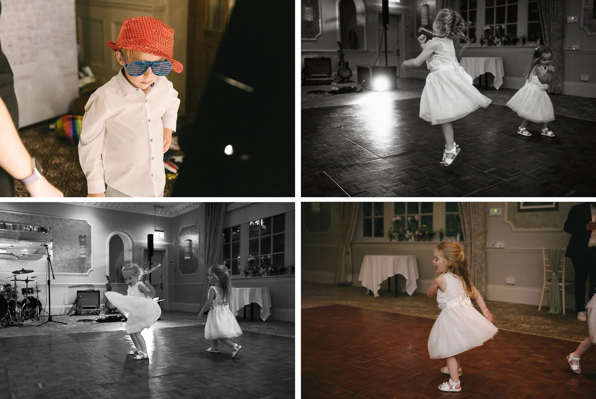 candid wedding photography of young guests