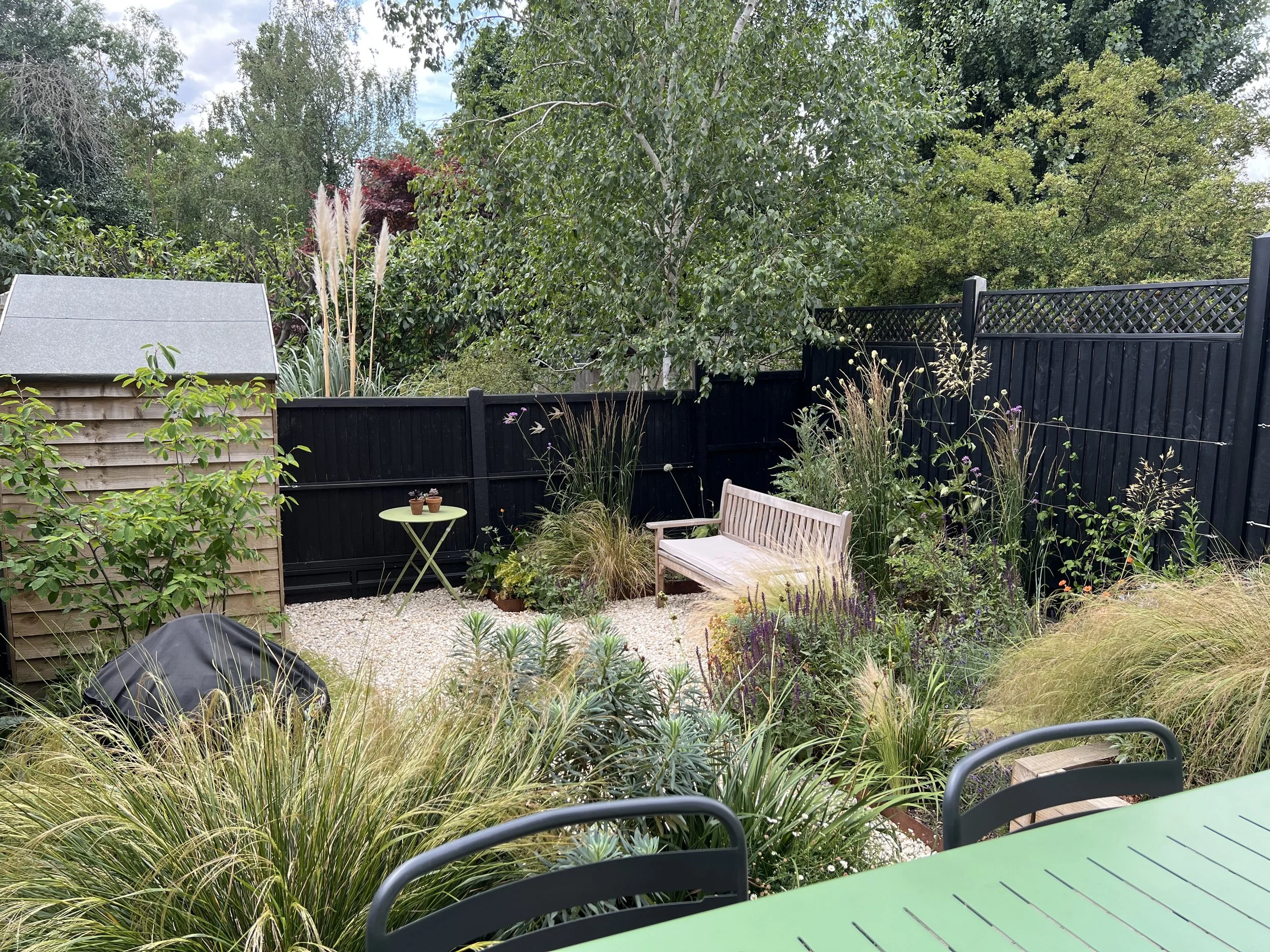 East London, courtyard garden