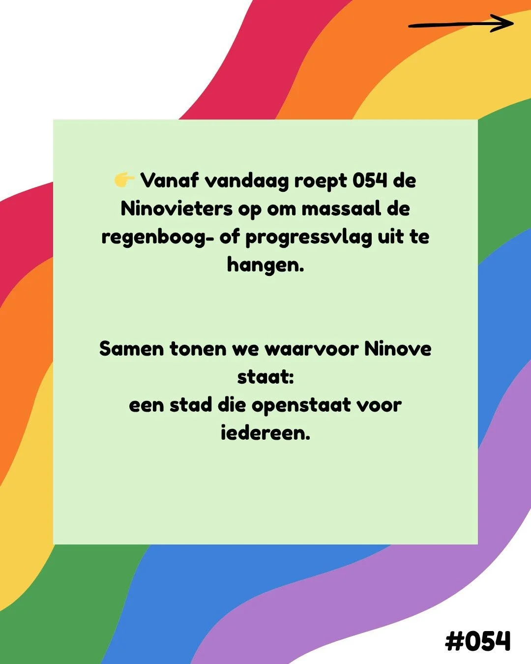 Laat jullie vlaggen maar wapperen