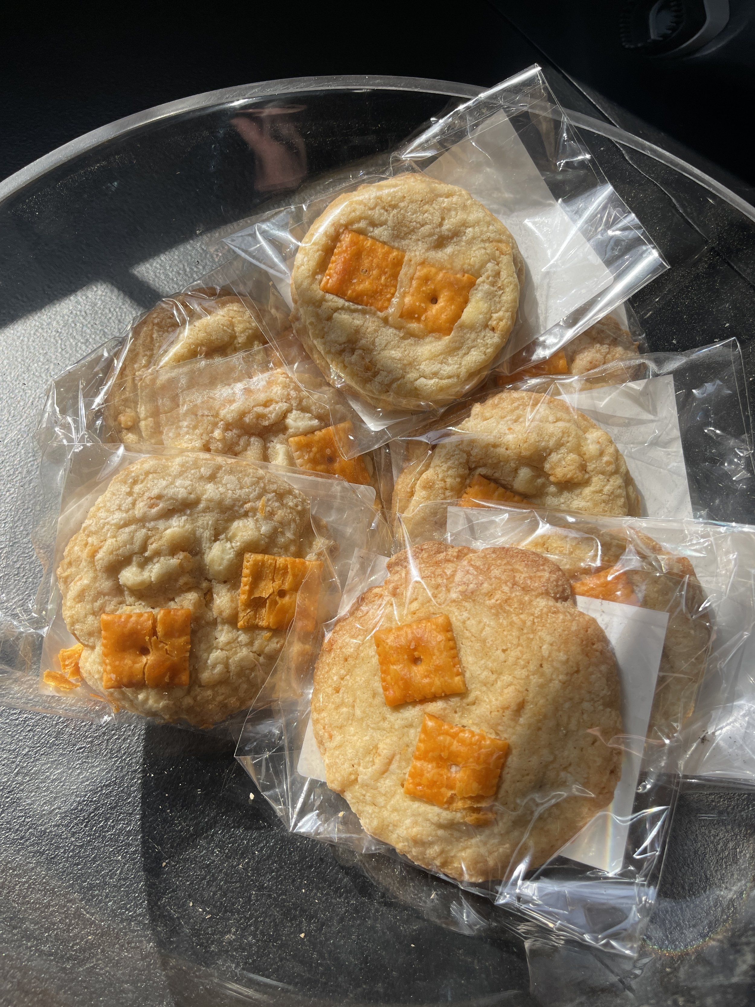 White Chocolate Cheddar Cookies