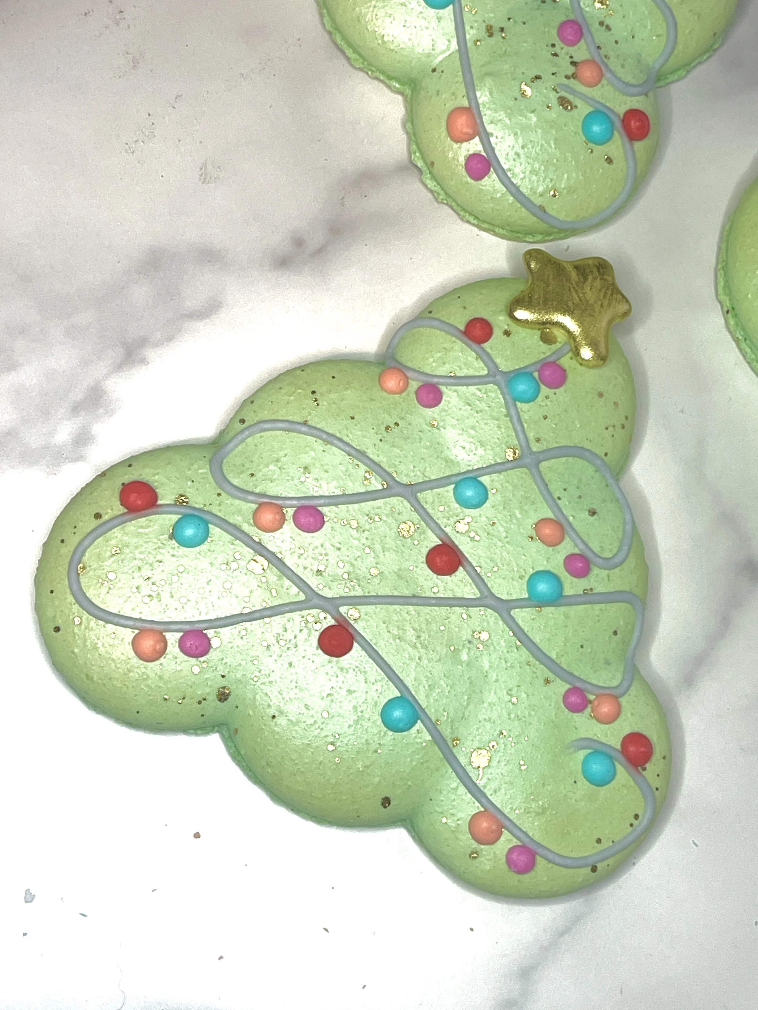 Tree French macarons