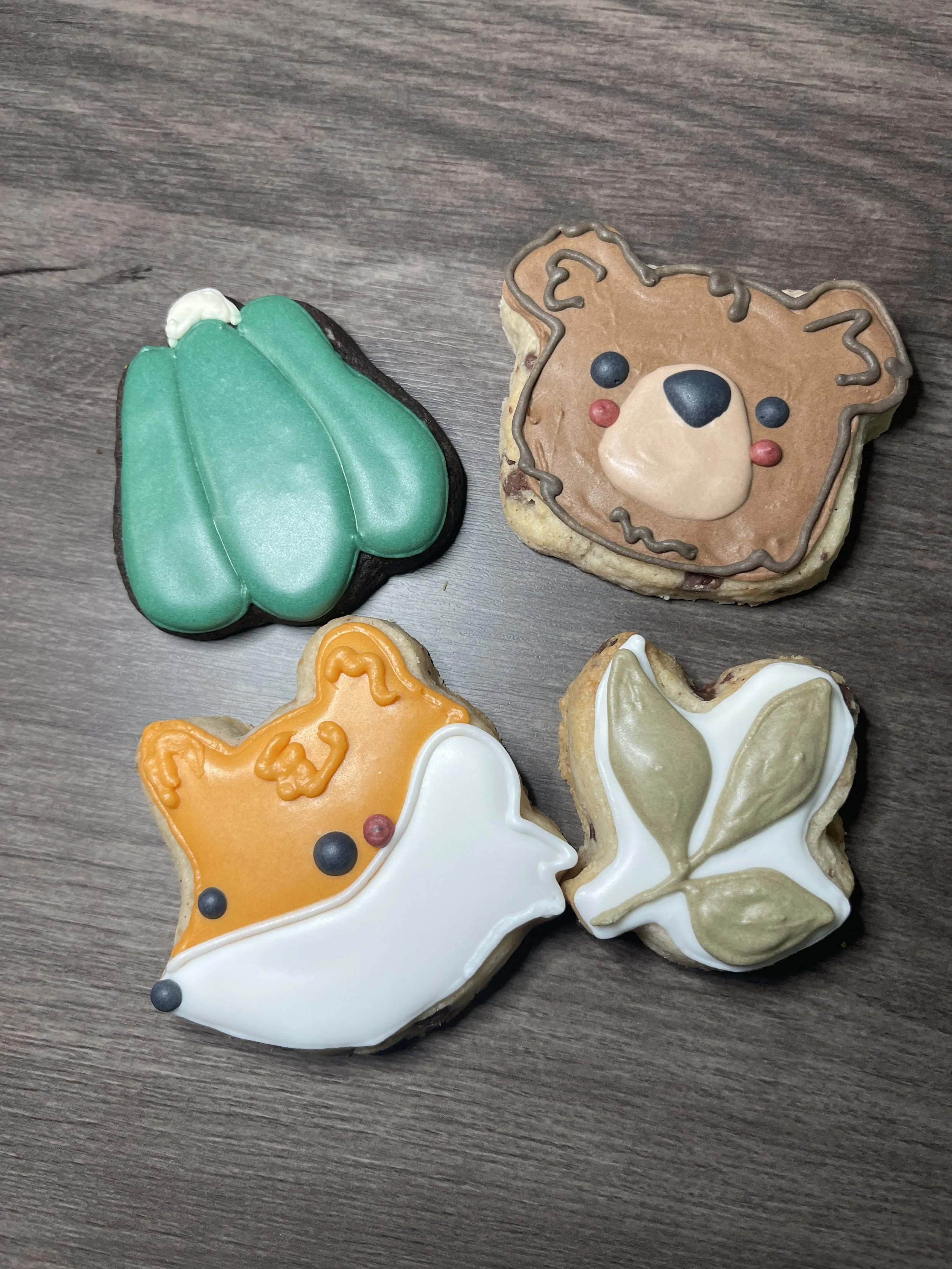 Mini set featuring woodland creatures