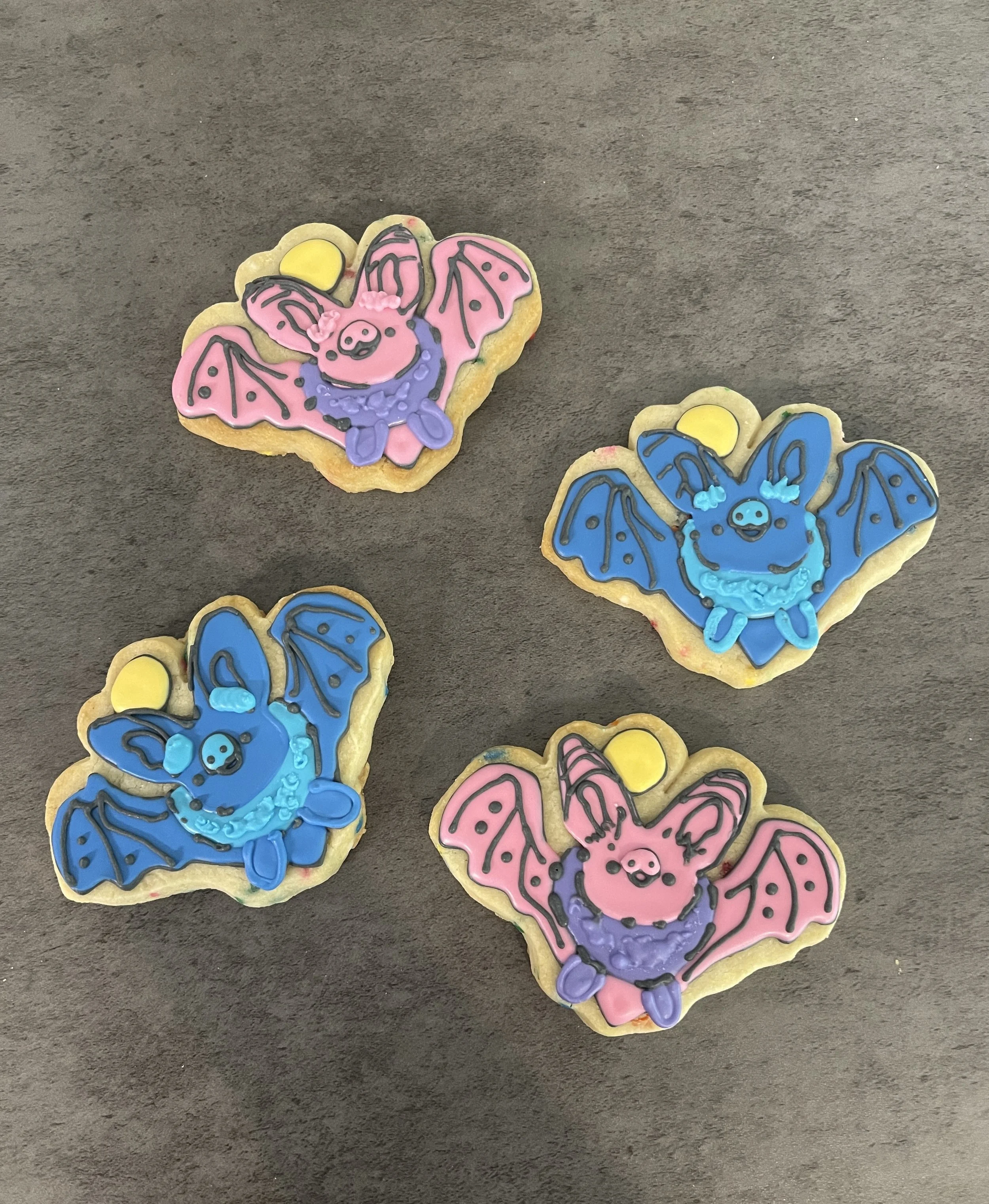 Bats cookies