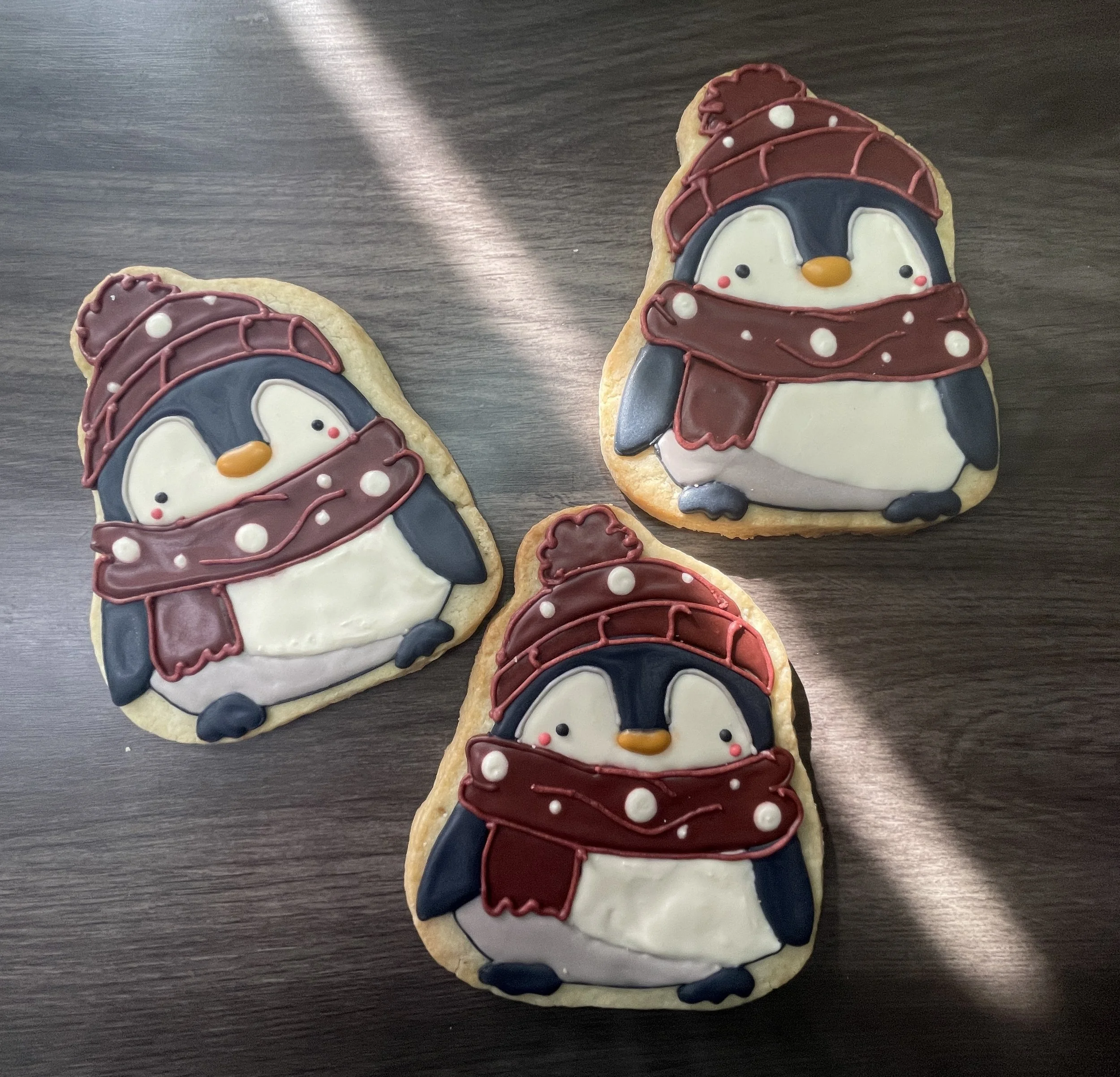 Chilly penguin cookies