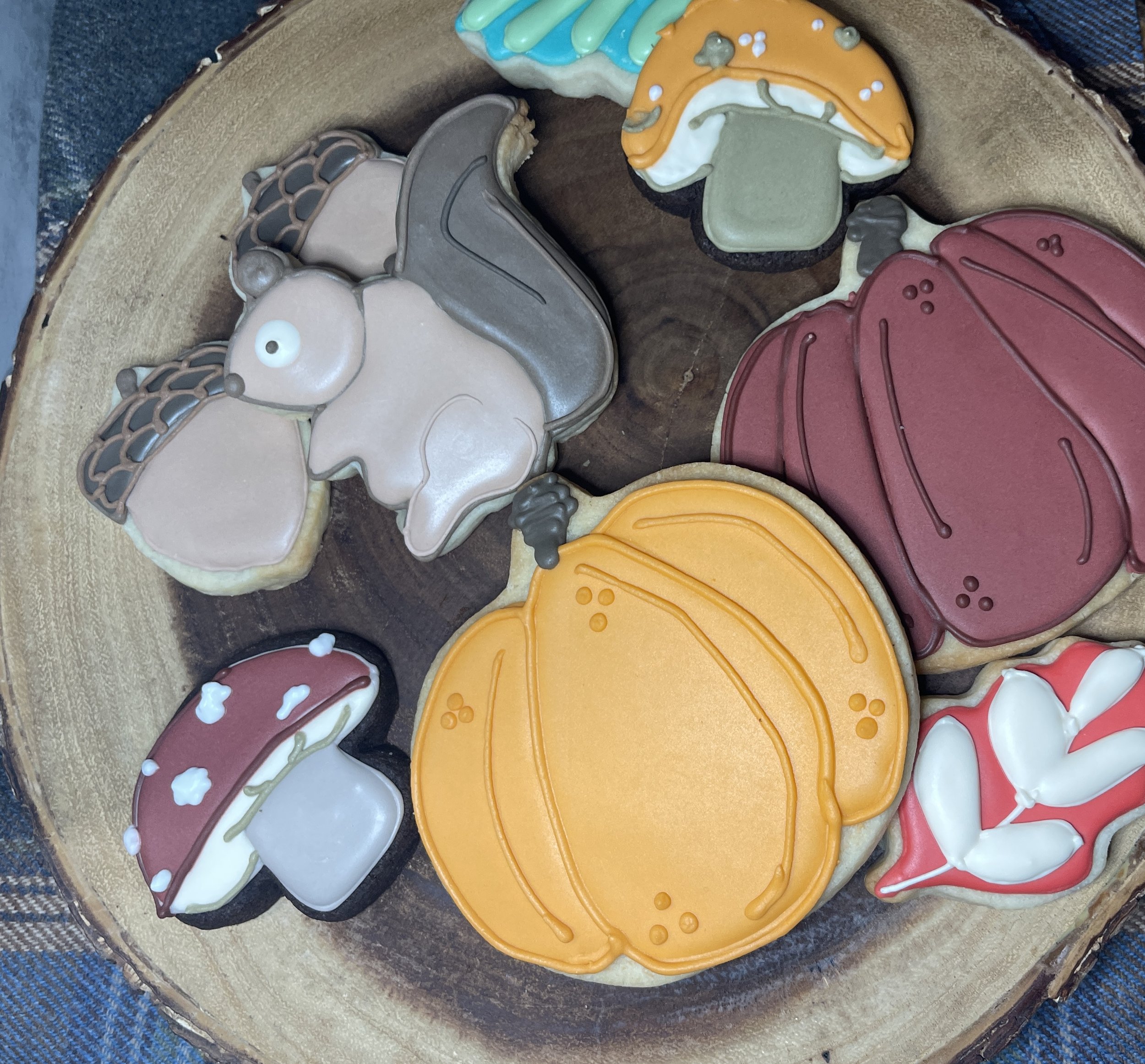 Fall themed cookies