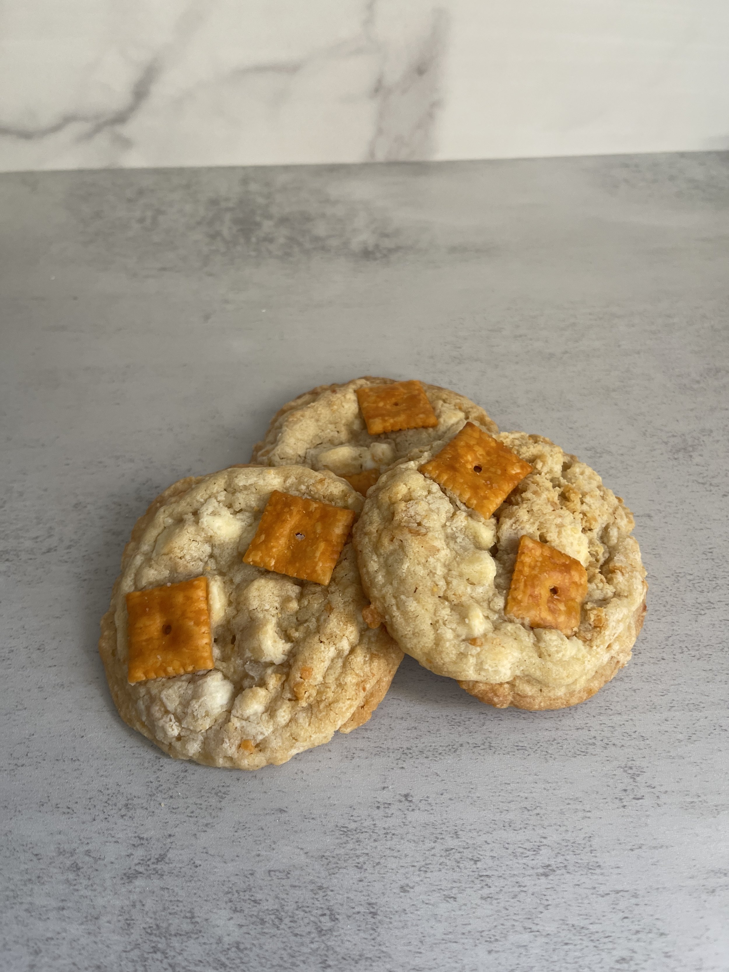 White Chocolate Cheddar Cookies