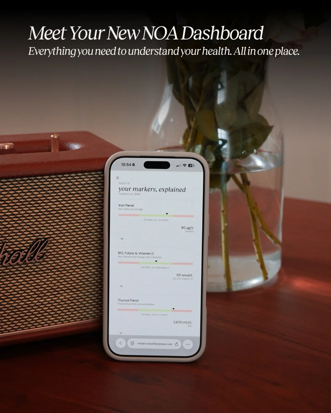 We&rsquo;ve always believed that understanding your health should feel simple. That&rsquo;s why we&rsquo;ve built the brand new NOA Dashboard 💛

A personalised space designed to bring together everything we know about your health in one place,  from