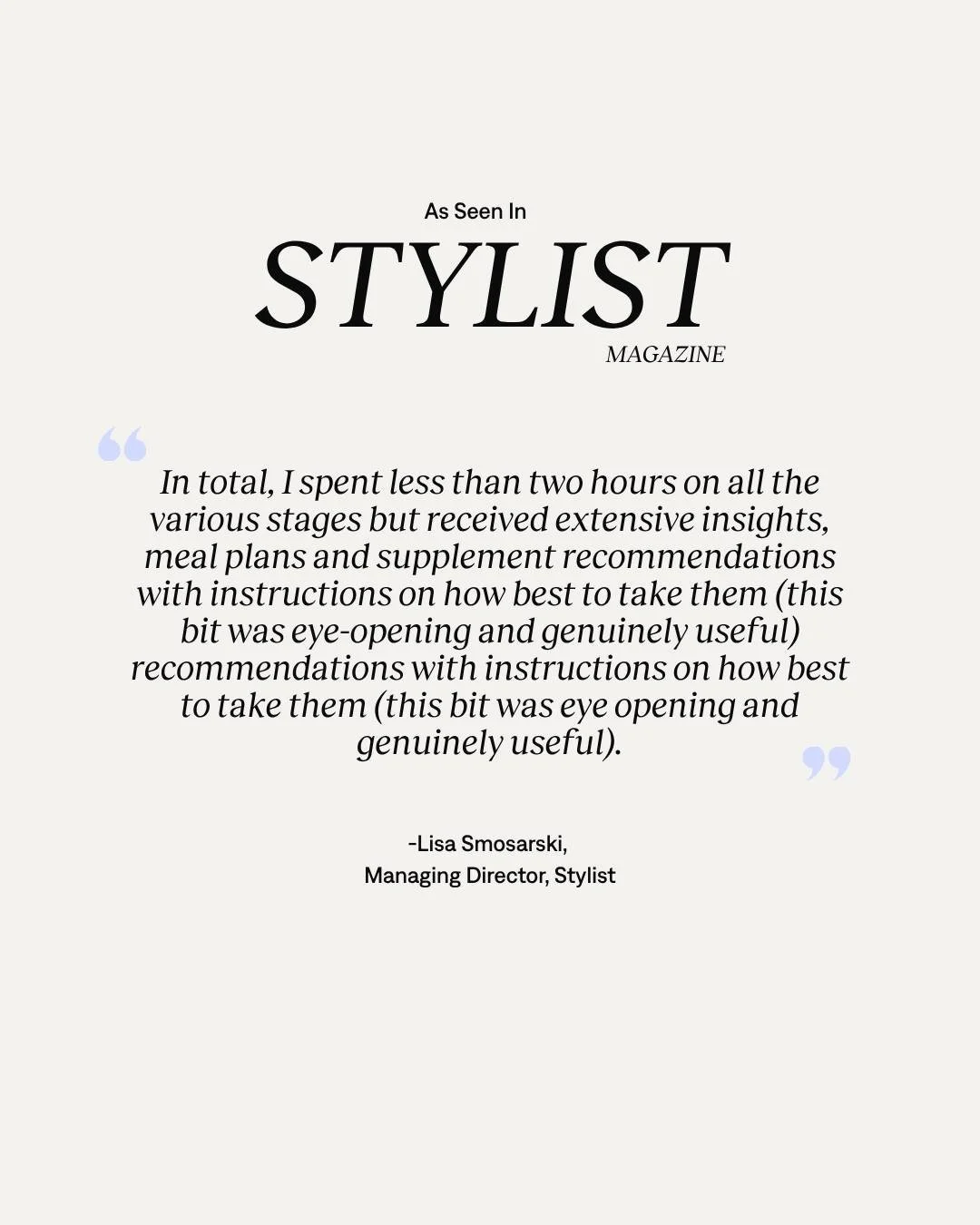 We've been featured in @stylistmagazine🗞️

It's always exciting to see NOA recognised, but what makes moments like this so special is what it means beyond the feature itself.

Every article, every partnership and every conversation helps us reach mo