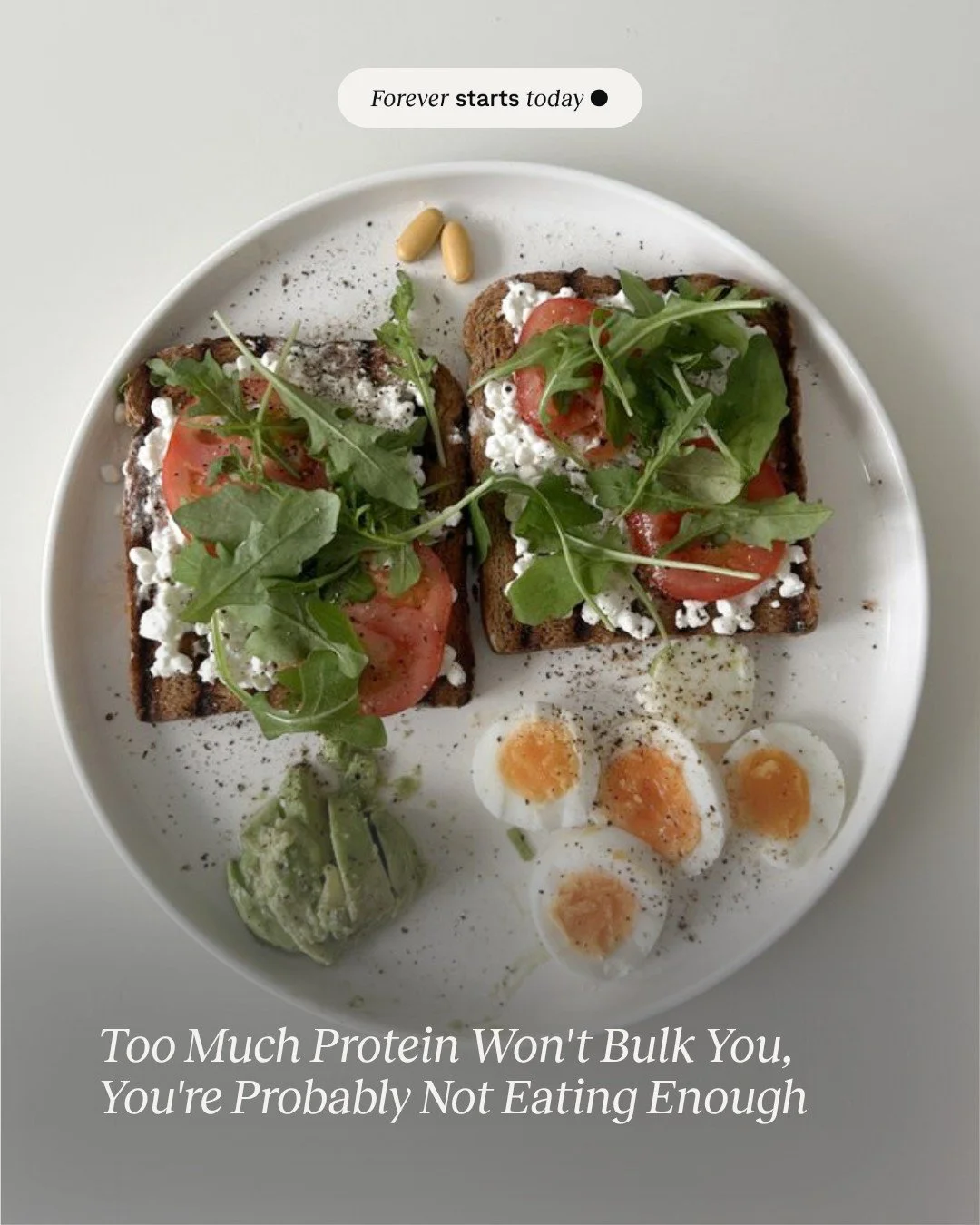 Protein isn't just for 'gym goers'. It's essential for supporting muscle mass, hormone health, bone density and a healthy metabolism, especially for women over 35.

Yet one of the biggest myths we still hear is that eating more protein will make wome