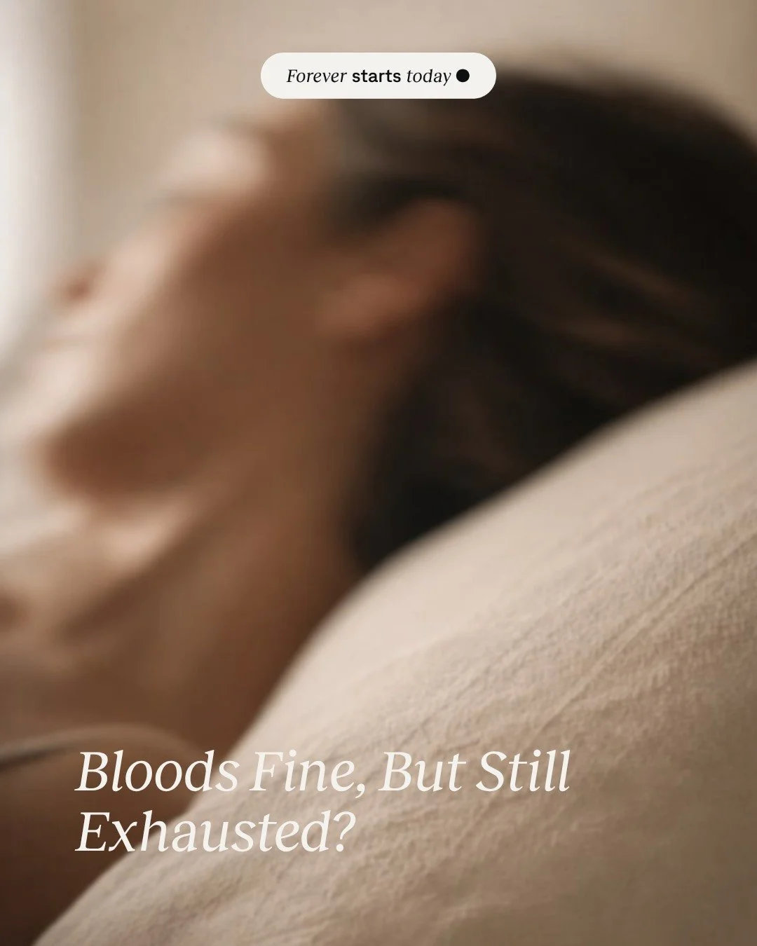 Always tired? Not just after a late night but the kind of tired that's been with you for weeks or even months.

So many women are told their results are 'normal', yet they still don't feel like themselves. The truth is, fatigue is rarely caused by on