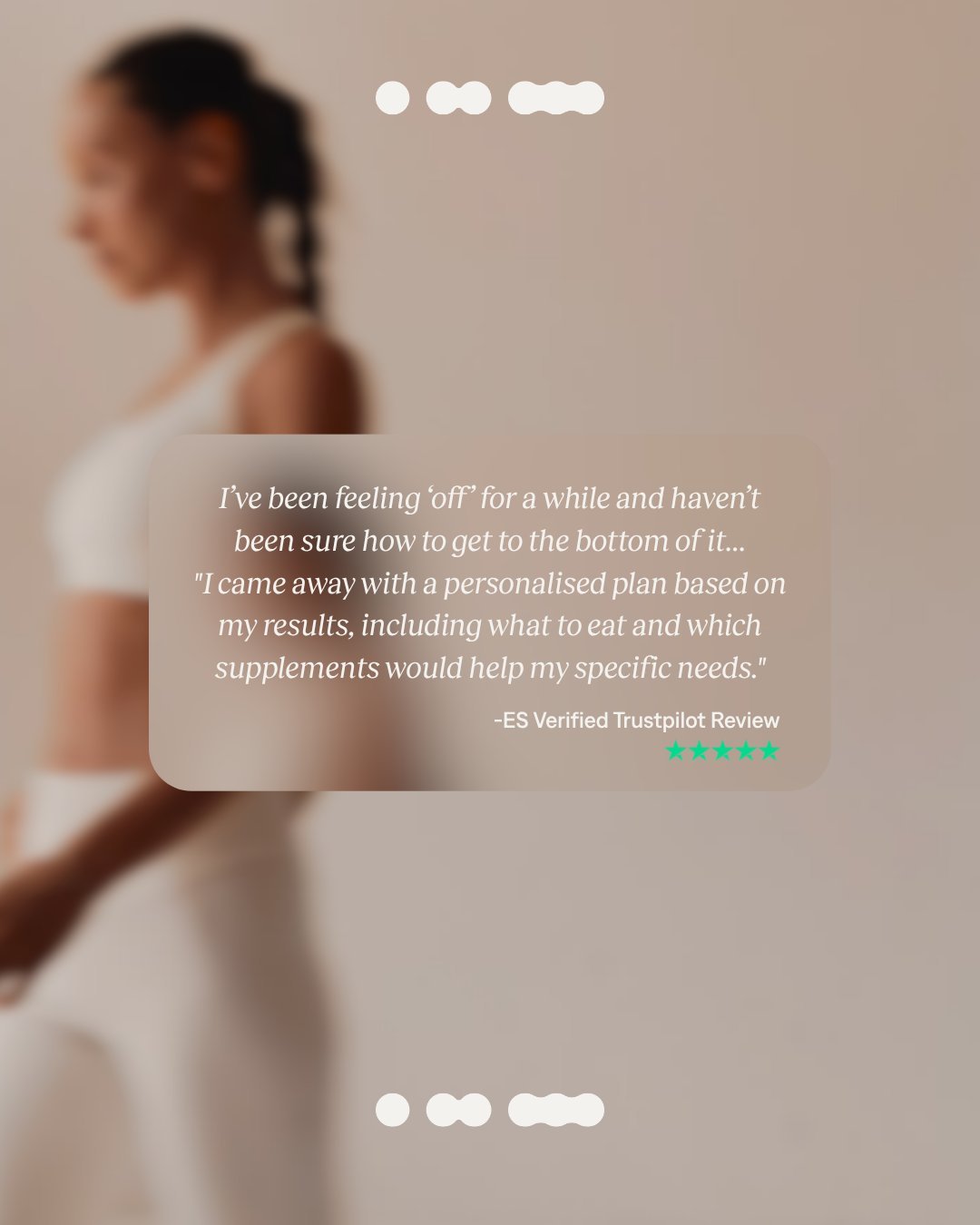 Feeling 'off' but not knowing why is something we hear from so many women. That's why reviews like this mean so much to us.  Helping women move from uncertainty to understanding is exactly why NOA exists.

If you'd like to read more stories from wome
