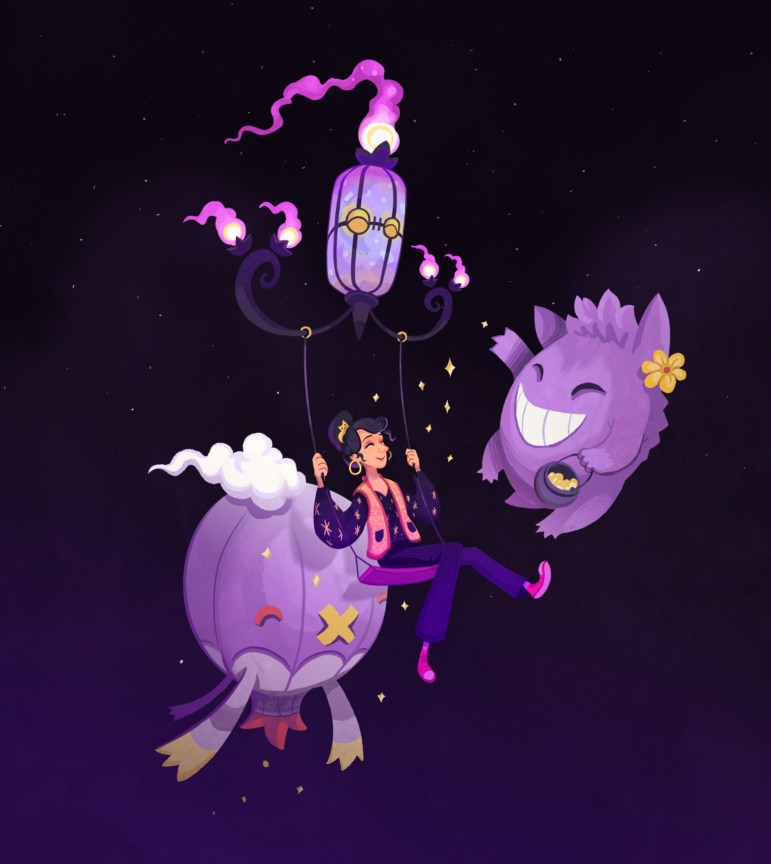 Pokésona - Belladone et son équipe Spectre
