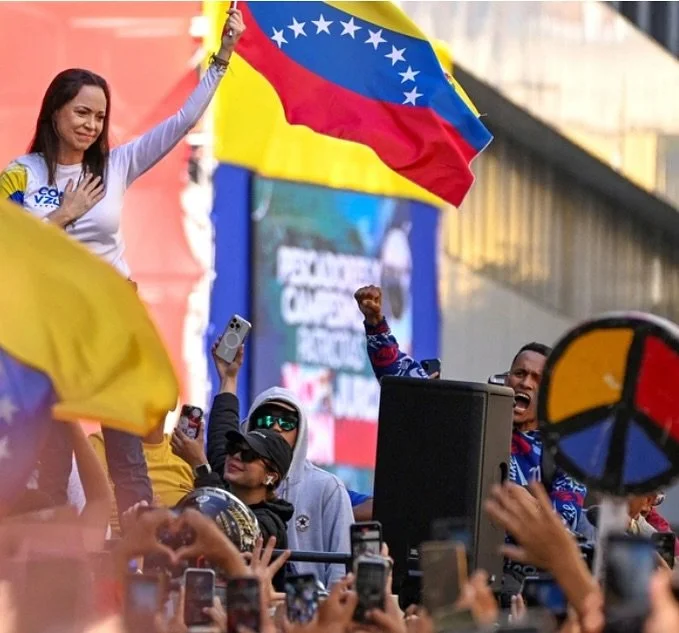 To the woman who keeps the flame of democracy burning during growing darkness - Maria Corina Machado.

Her courage is not an isolated act, but the heartbeat of a nation that has endured unbearable pain. Her humility, her unwavering presence, her will