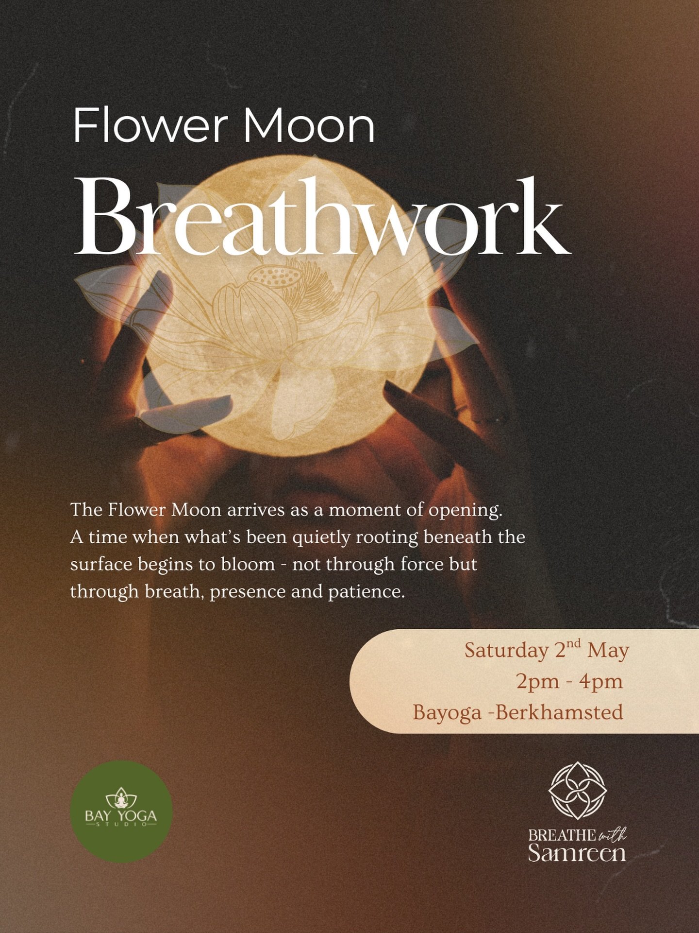🌕 The Flower Moon: A Moment of Opening 🌿✨

A lunar pause where what&rsquo;s been quietly rooting beneath the surface begins to unfurl.
Not through force or striving&hellip; nor by waiting passively, but through breath, intention and manifestation. 