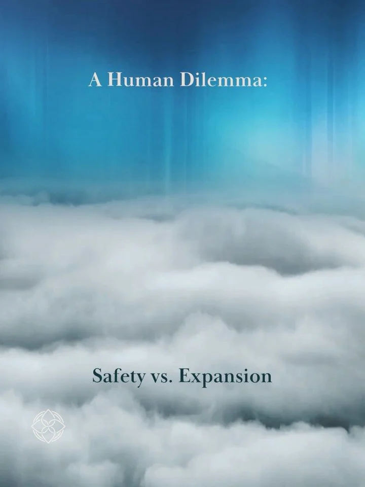 There&rsquo;s a tension I see so often in the people I sit with.
High-functioning. Self-aware. Already doing the work.
And still - caught between two very real pulls:
Your body is wired for safety. Your soul is longing for more.
Safety says: stay wit