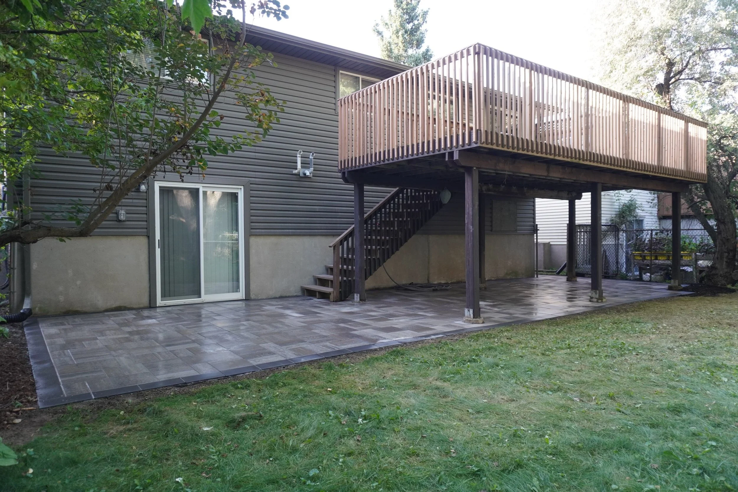 Here&rsquo;s a look at a 700 square foot patio we completed a couple of weeks ago!

What was once an empty, unused area has been transformed into a beautiful outdoor living space. With a little Northscape magic, our clients now have the perfect spot 