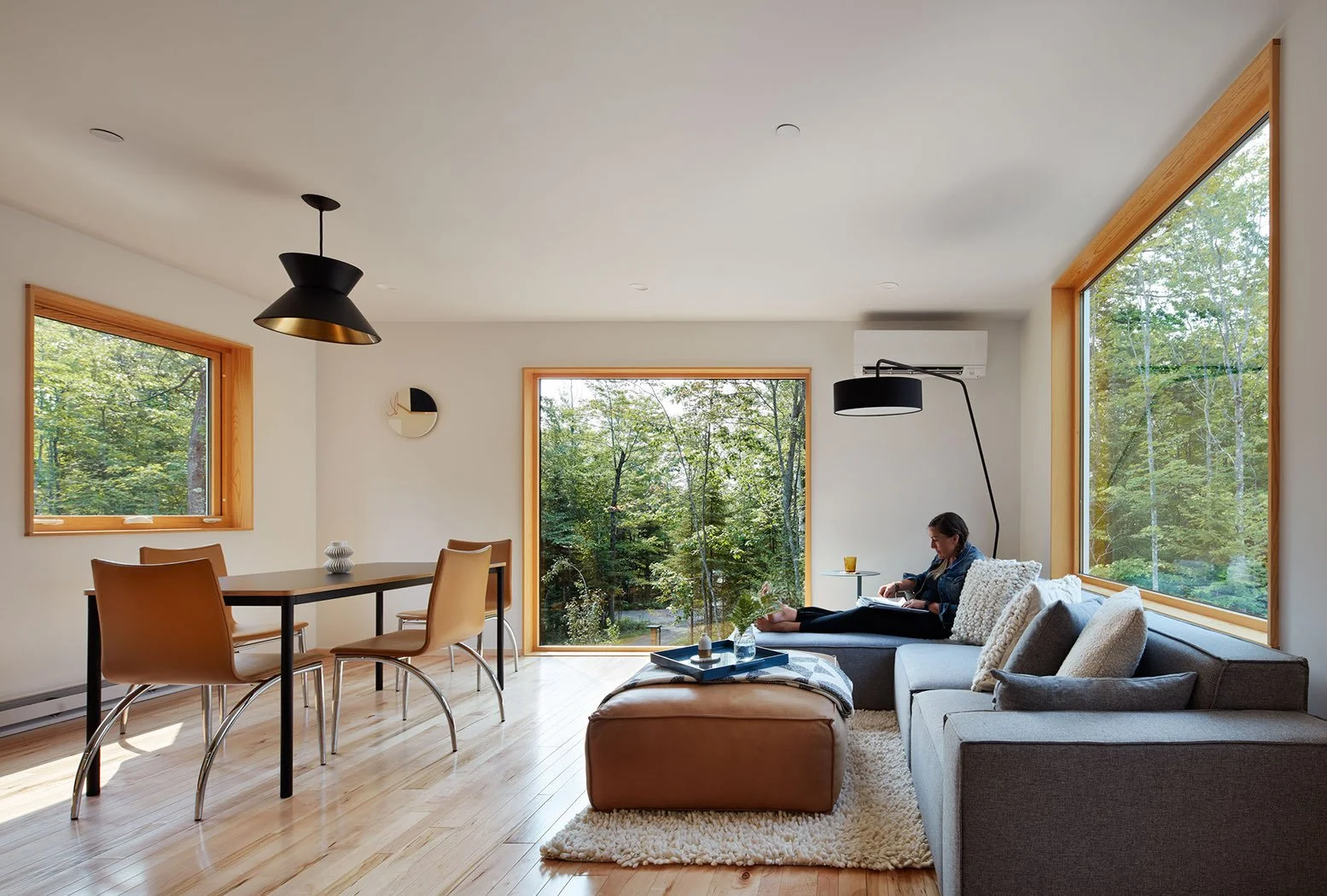 common lounging area in the Treehaus