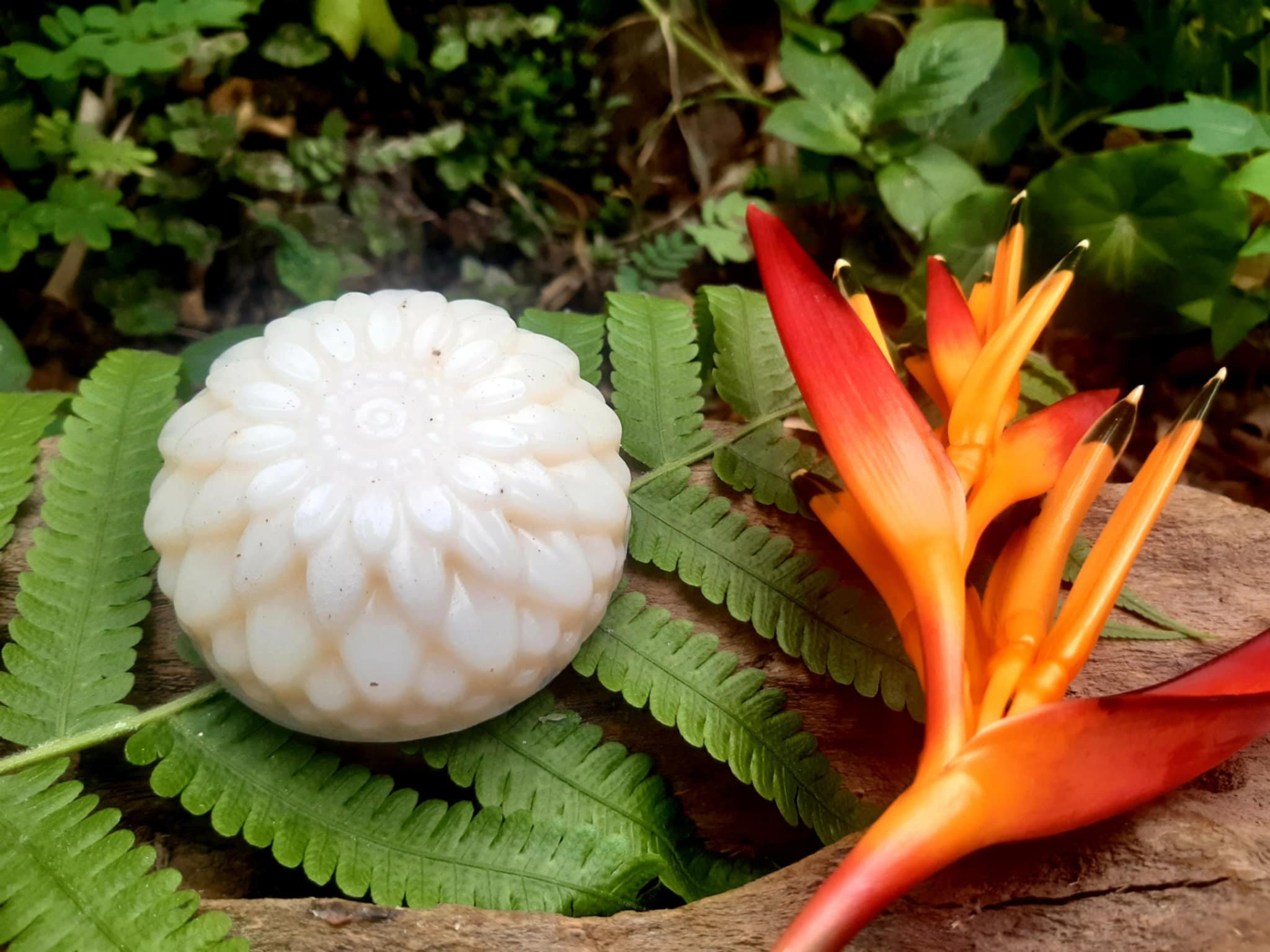Sabão de rosas vermelhas é erva sagrada