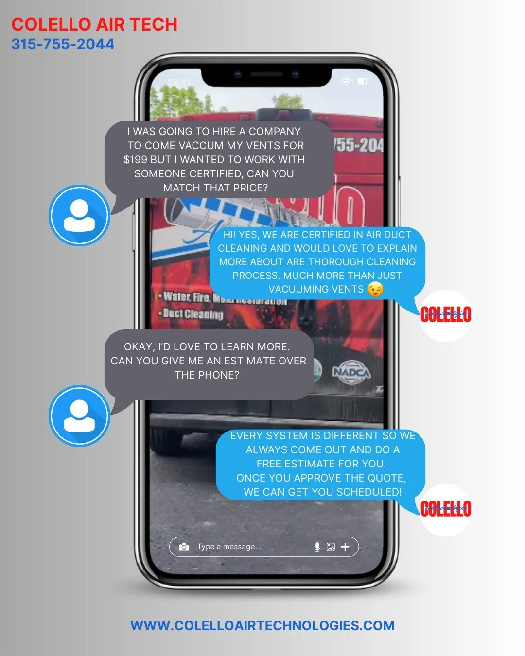 We hear this all the time 👇
&ldquo;I found someone cheaper&hellip; but I want it done RIGHT.&rdquo;
And that&rsquo;s exactly what we do.
We&rsquo;re certified air duct cleaning specialists, and our process goes way beyond just sticking a vacuum in y