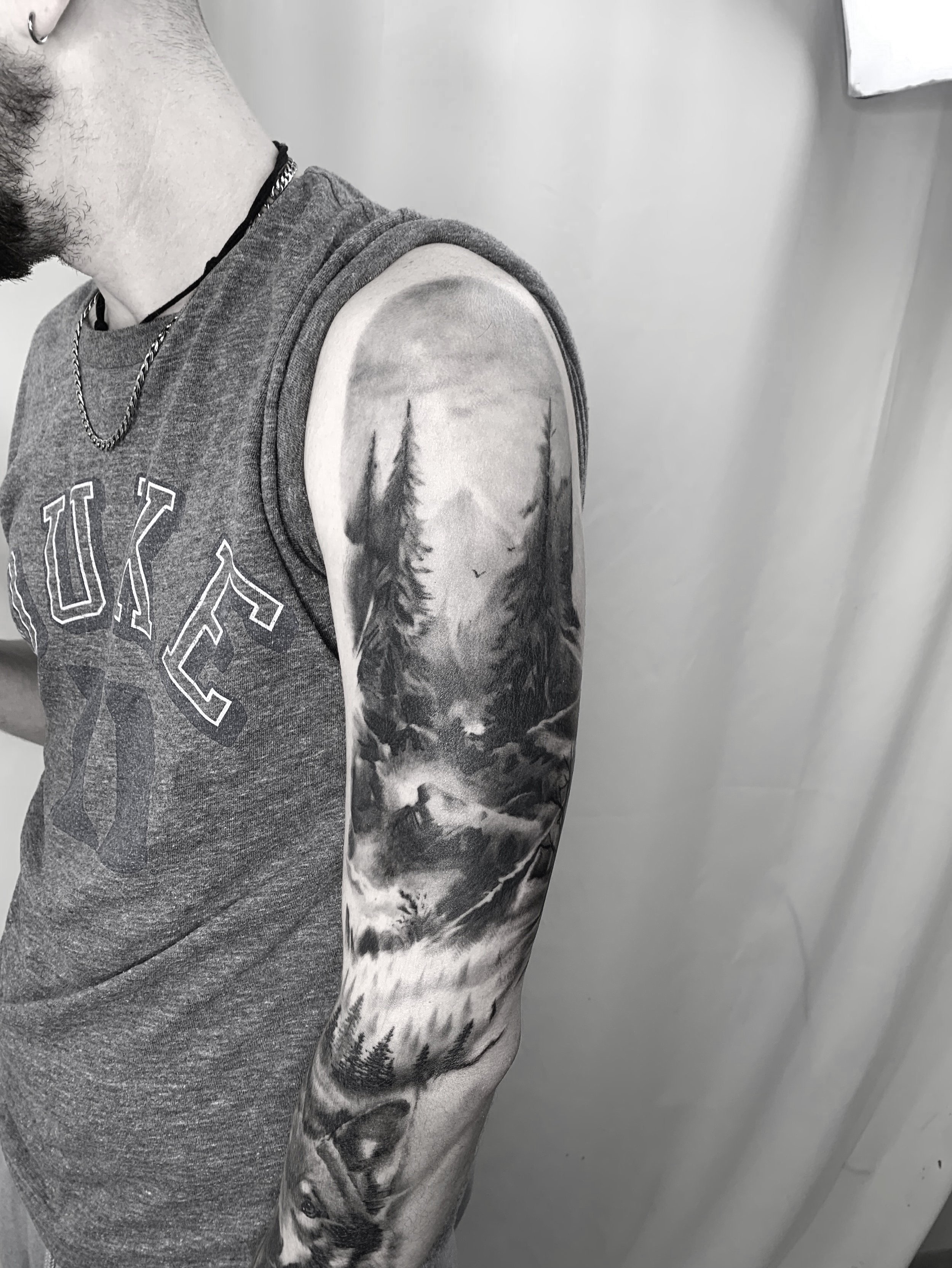Tattoo, tattoo artist, tattoos, realistic tattoo, portrait tattoo, artistic tattoo, experienced tattoo artist, Oregon, tattoo artist near me, nature tattoo, tattoo shop, tattoo shop near me, black and grey tattoo, realism, artist, PNW, reliable tatto