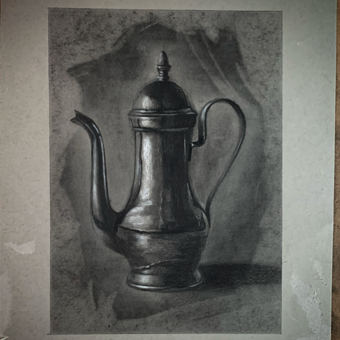 8x10 Charcoal on toned paper.