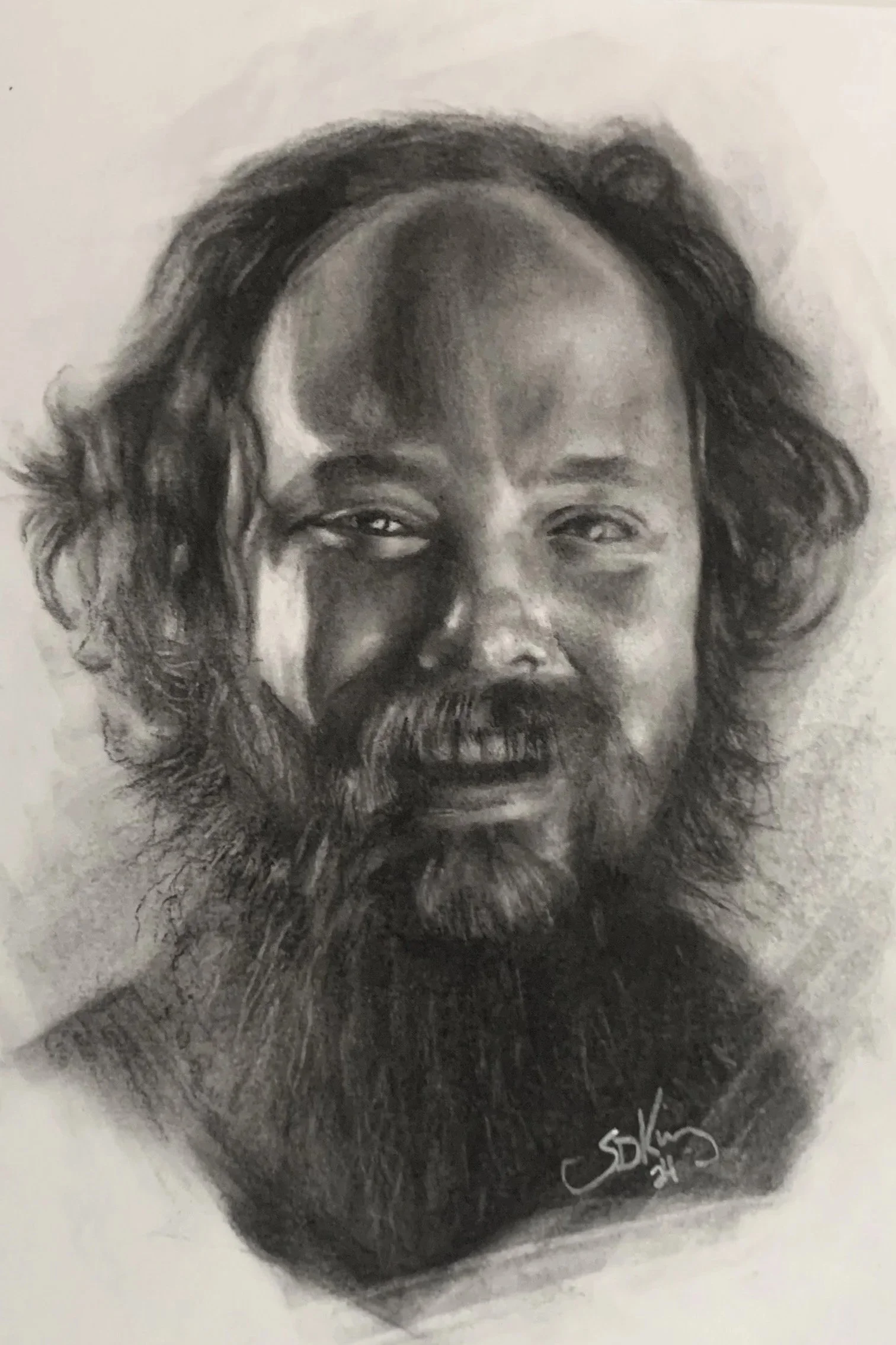 11x14 Charcoal on paper.