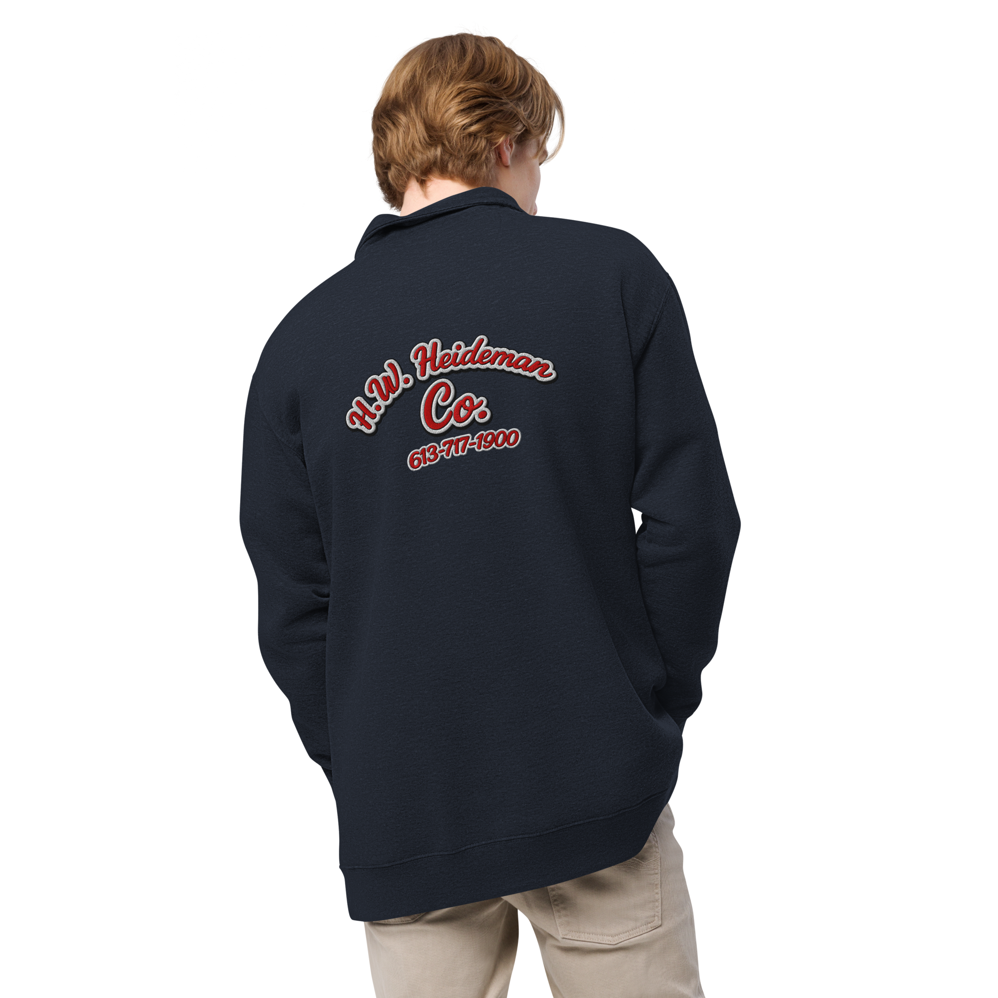 Unisex Fleece Pullover - "Est. Logo"