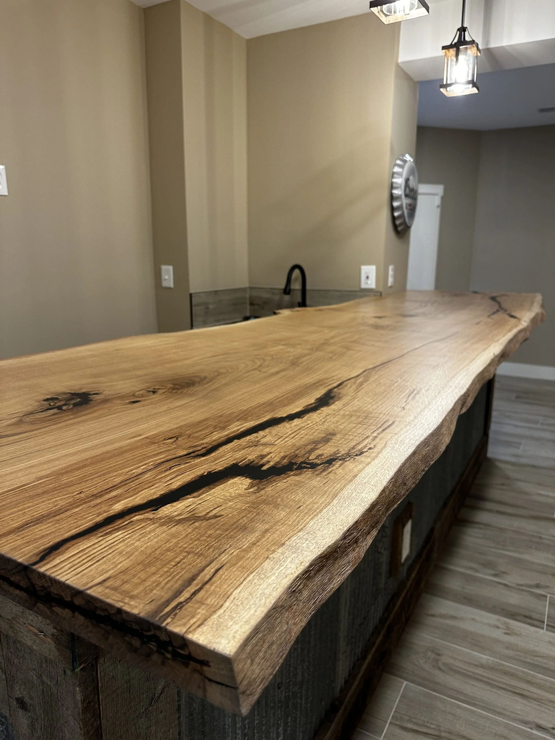 Live-Edge Ash BarTop